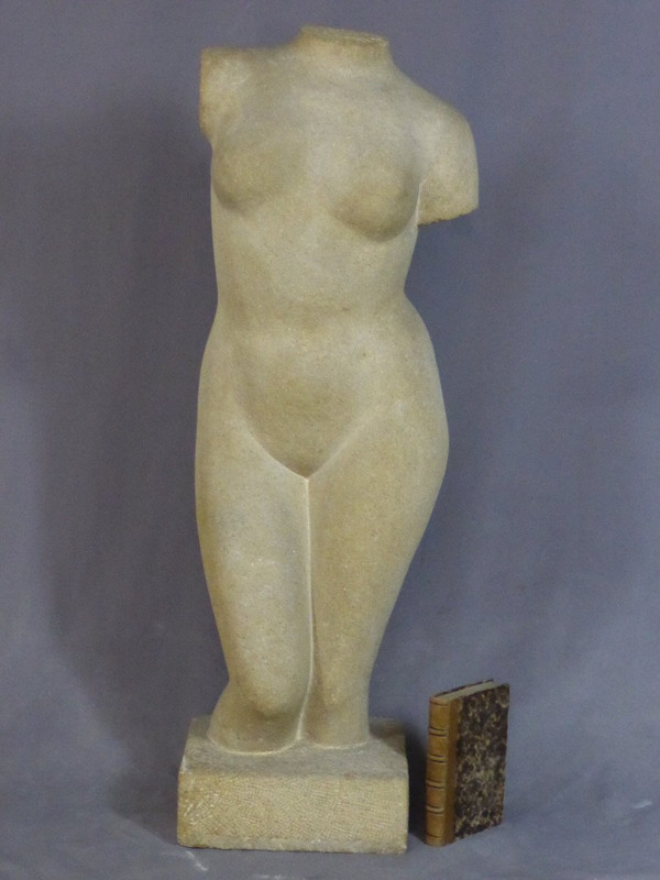 Stone Sculpture Signed Tajana André