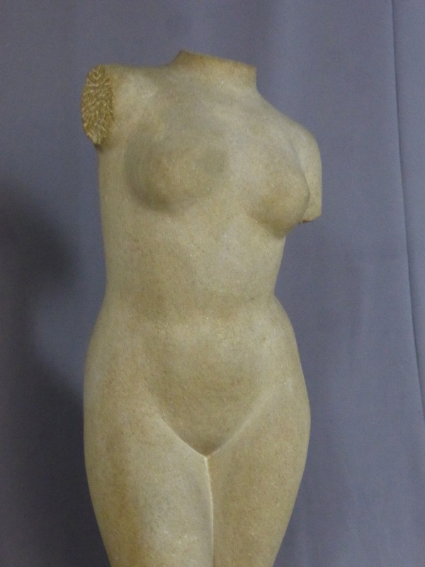 Stone Sculpture Signed Tajana André