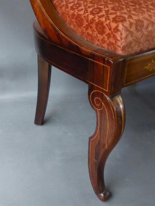 Suite Of Six Charles X Chairs Stamped "Allard"