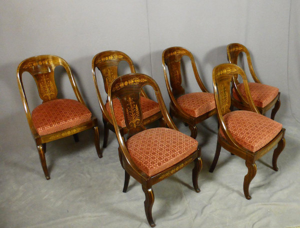 Suite Of Four Charles X Period Armchairs