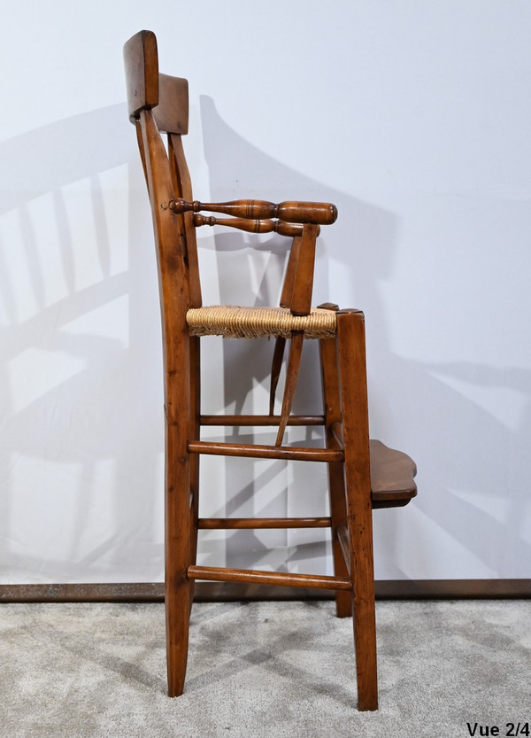 Child's High Chair in Cherry - Mid-19th Century