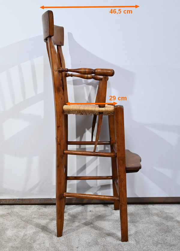 Child's High Chair in Cherry - Mid-19th Century