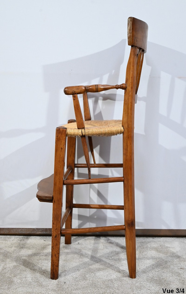 Child's High Chair in Cherry - Mid-19th Century