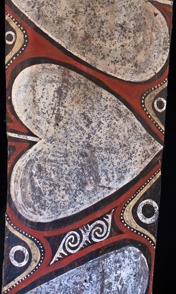 Painted bark, tribal art, Oceanian art, Oceania, traditional painting, drawings, Papua New Guinea