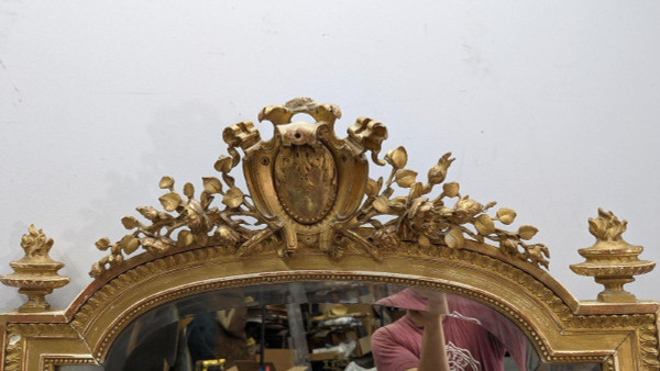 Louis XVI Style Mirror Napoleon III Period