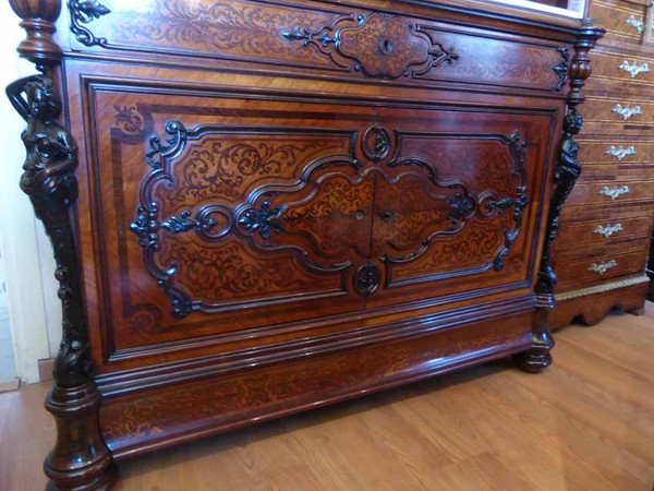 Commode à Portes Et Sa Psyché Napoléon III