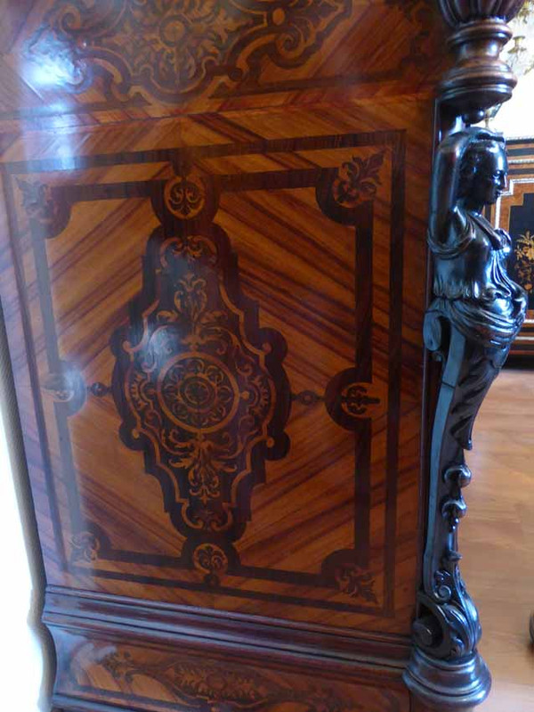 Commode à Portes Et Sa Psyché Napoléon III