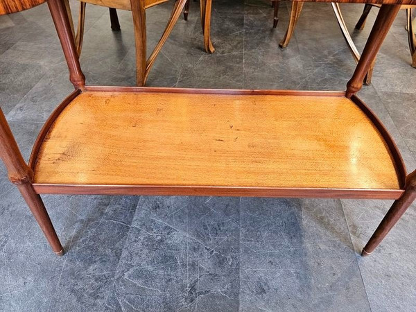 Majorelle Art Nouveau Serving Table "Cyclamens"