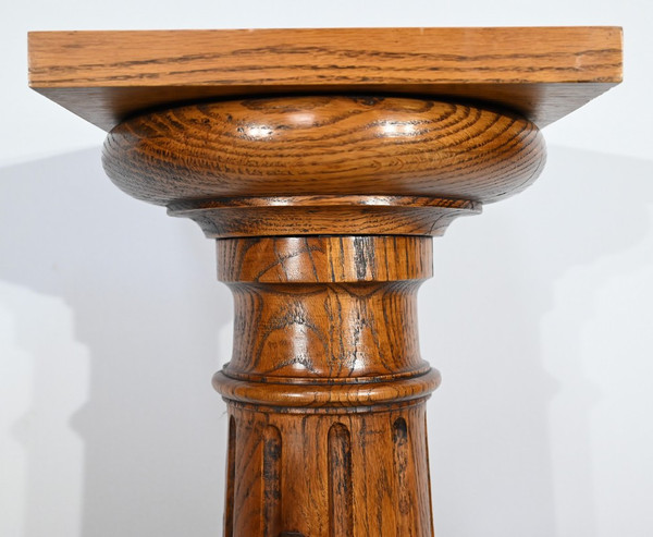 Important Column in Solid Oak – 1900