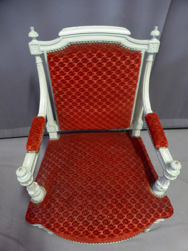 Pair Of Louis XVI Style Armchairs