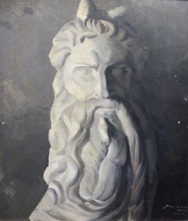 Portrait Of Moses After Michelangelo, XIXth Century