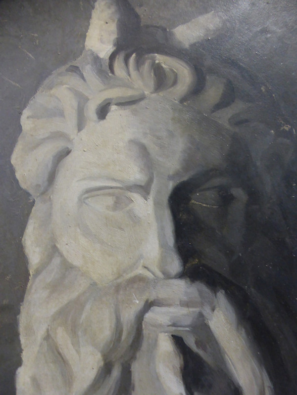 Portrait Of Moses After Michelangelo, XIXth Century