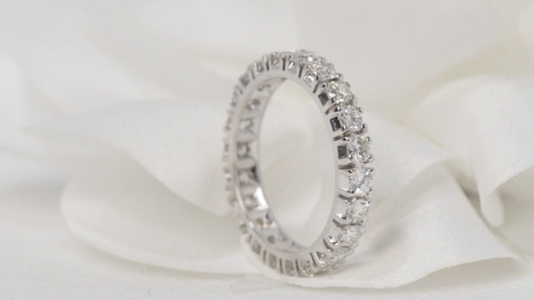 American Platinum and Diamond Wedding Ring