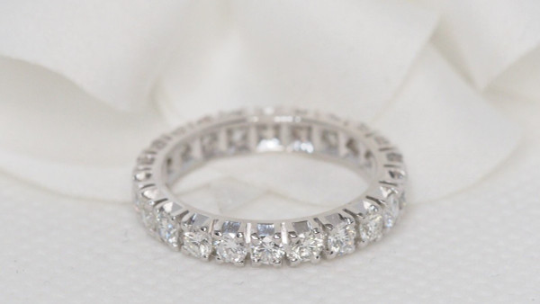 American Platinum and Diamond Wedding Ring