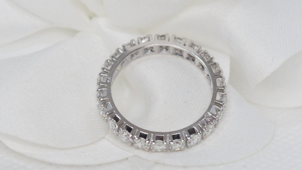 American Platinum and Diamond Wedding Ring