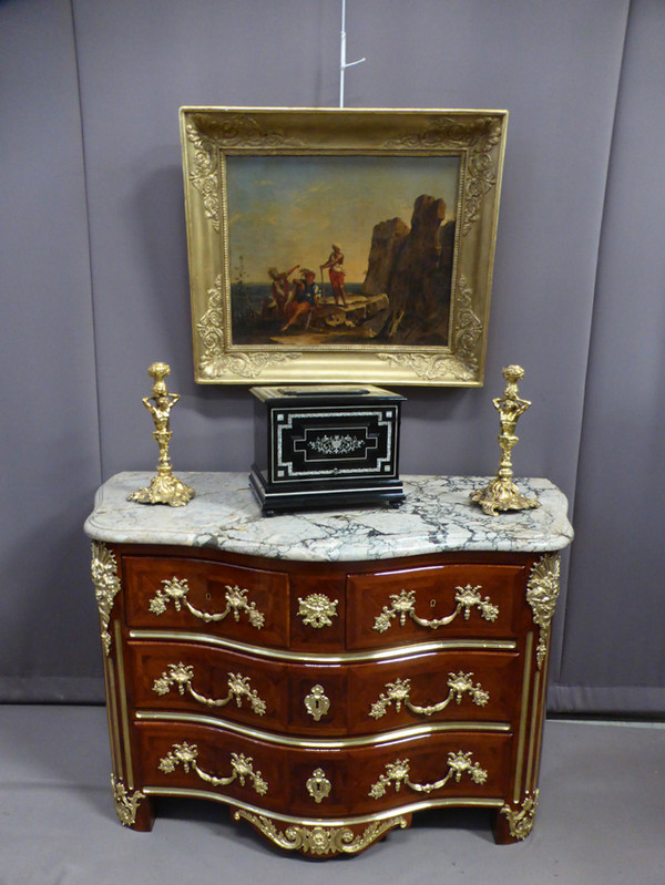 Regency Style Marquetry Commode