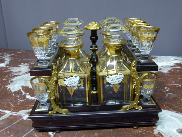 Boulle Marquetry Liqueur Cellar, Napoleon III Period