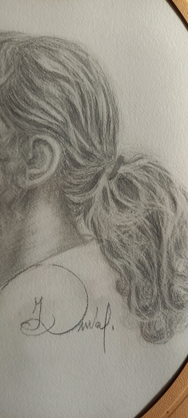 Ritratto di Isabelle Huppert/disegno