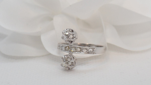 White Gold Platinum And Diamond Ring