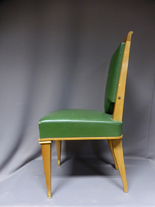 Suite Of 12 Art Deco Chairs (follower Of Maurice Jallot)