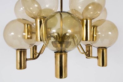 Pair Of Scandinavian Chandeliers By Hans Agne Jakobsson