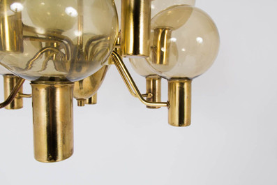 Pair Of Scandinavian Chandeliers By Hans Agne Jakobsson