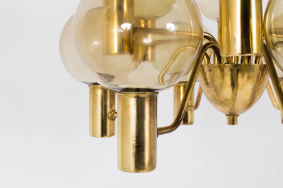 Pair Of Scandinavian Chandeliers By Hans Agne Jakobsson