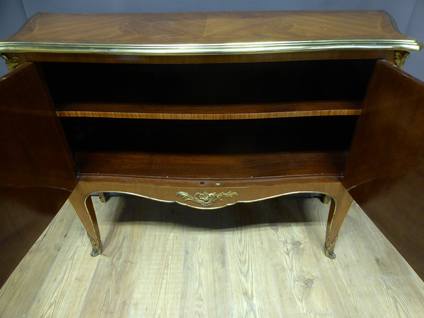 Marquetry And Chinese Lacquer Buffet