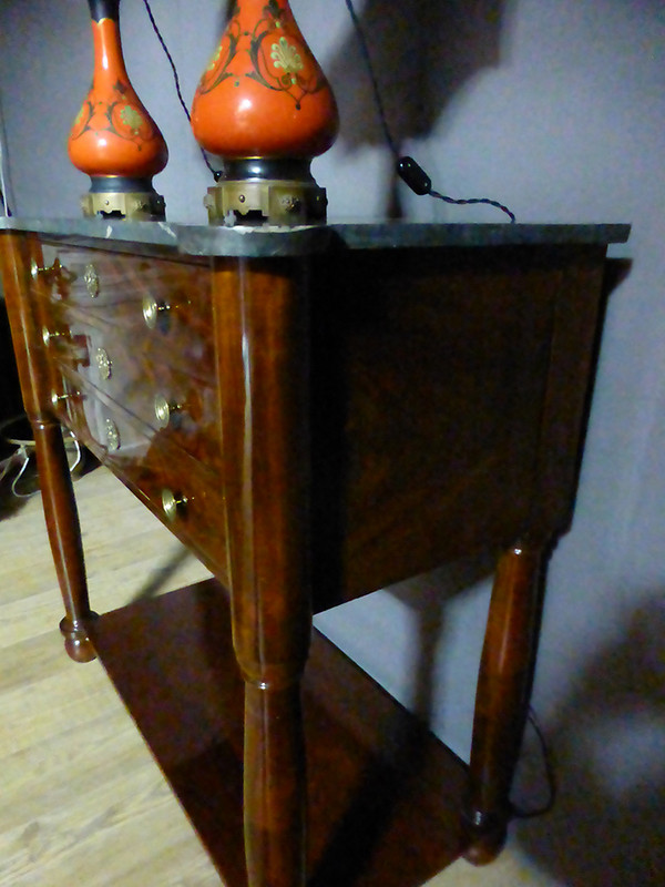 Mahogany Drawer Console