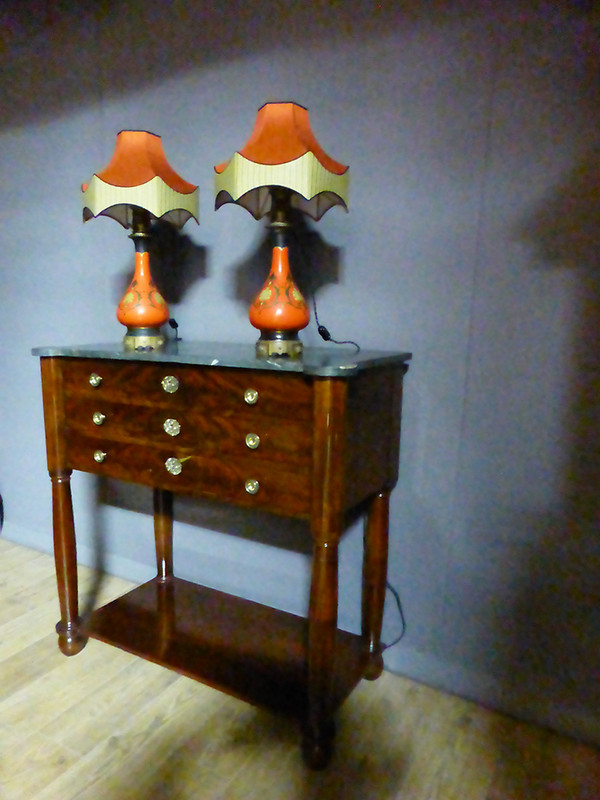 Mahogany Drawer Console