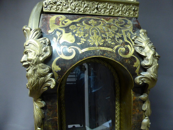 Cartella in intarsio Boulle in tartaruga marrone del XVIII secolo