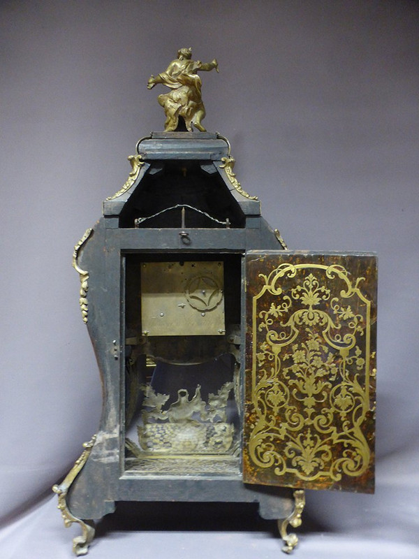 Cartella in intarsio Boulle in tartaruga marrone del XVIII secolo