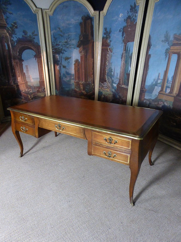 Large Mid-20th Regency Style Desk