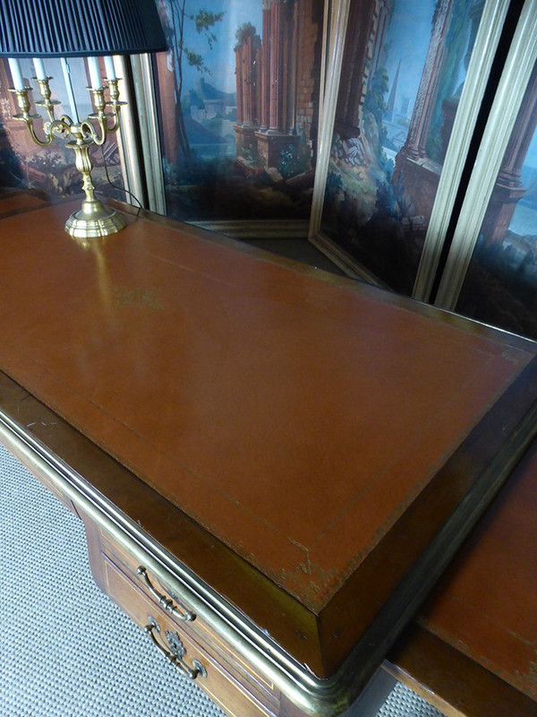 Large Mid-20th Regency Style Desk