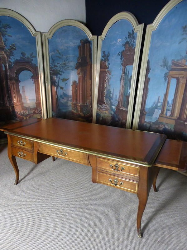 Large Mid-20th Regency Style Desk