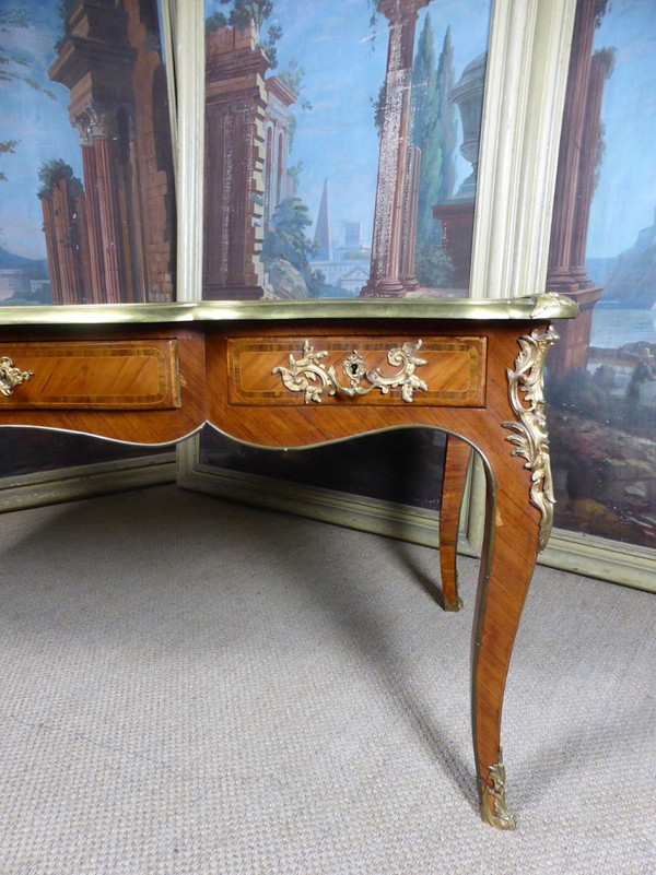 Louis XV Marquetry Desk