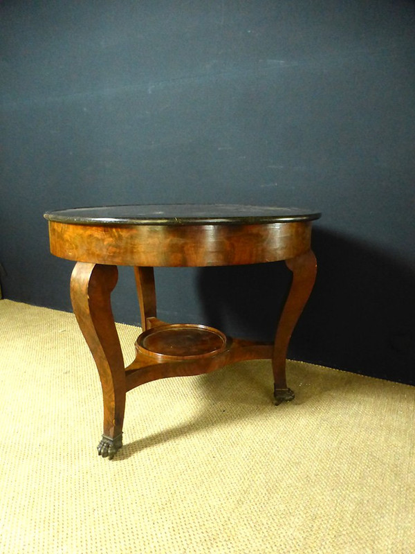 Mahogany Living Room Pedestal Table