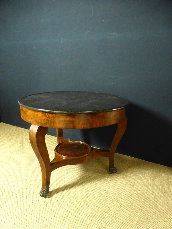 Mahogany Living Room Pedestal Table