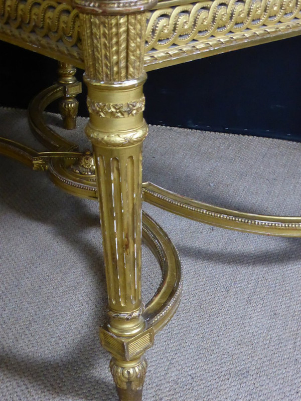 Golden Wood Middle Table