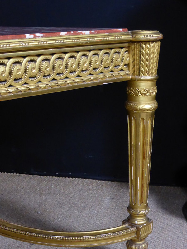 Golden Wood Middle Table