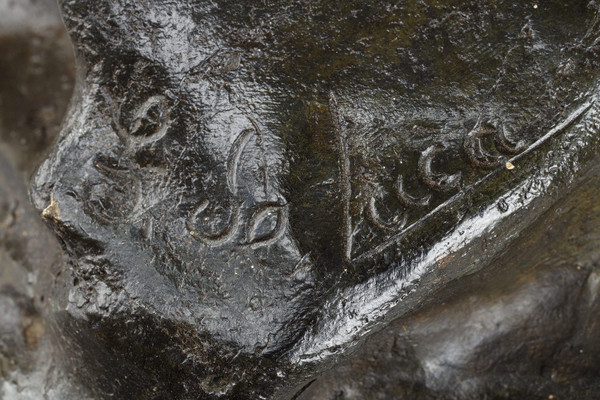 Bronzeskulptur - „Entführung der Sabinerinnen“ nach Giambologna, 19. Jahrhundert