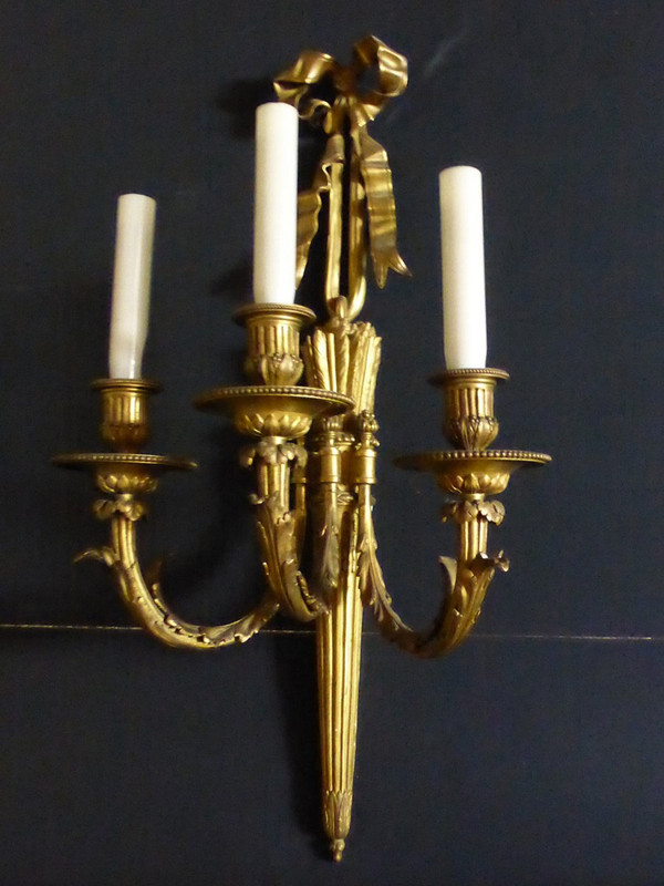 Bronze Gilded Wall Lights XIX