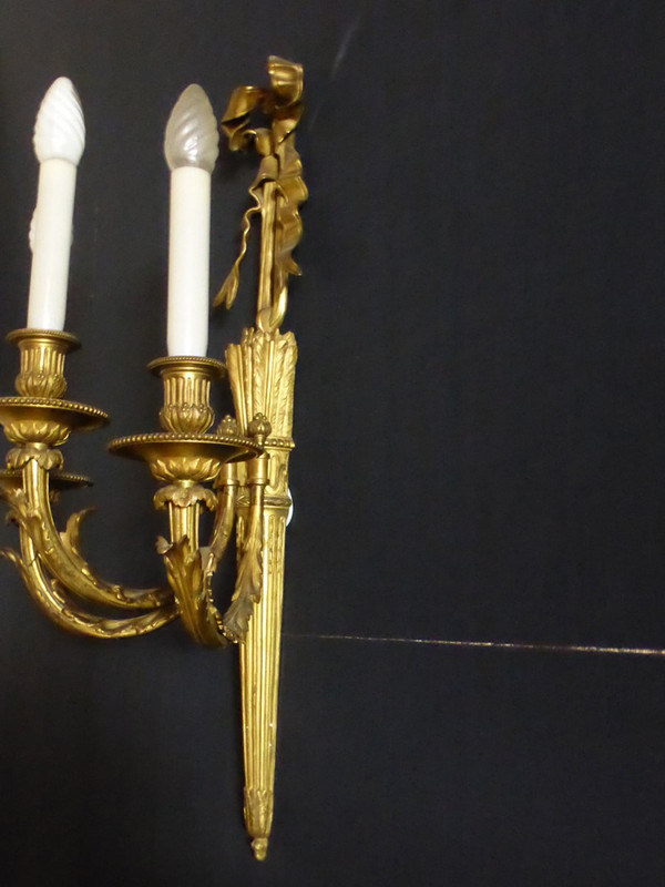 Bronze Gilded Wall Lights XIX