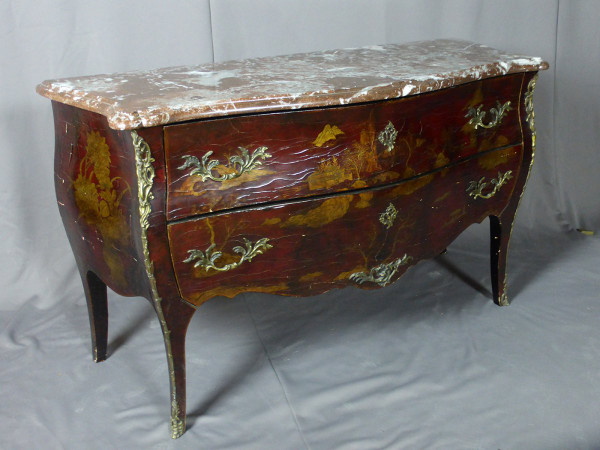 Commode Style Louis XV En Laque