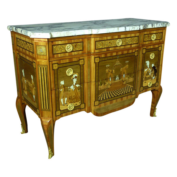 Commode Transition Louis XV Louis XVI