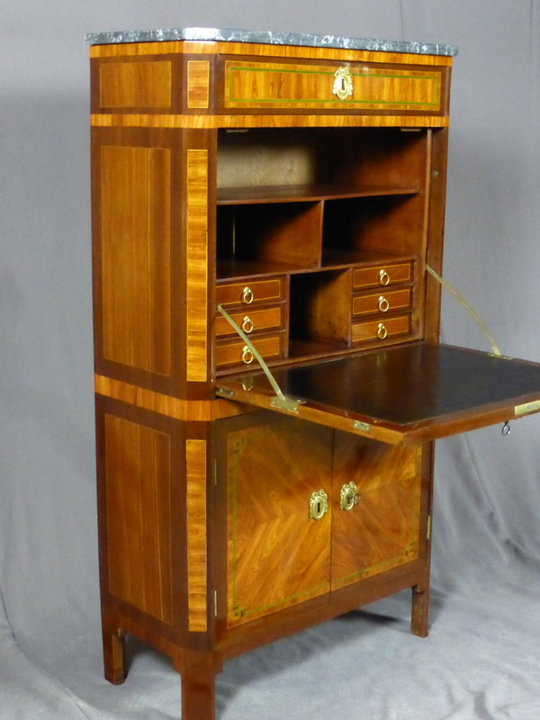 18th century secretaire Stamped Popsel Jme