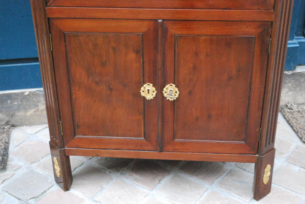 Mahogany secretaire, Louis XVI period, stamped with Vassou