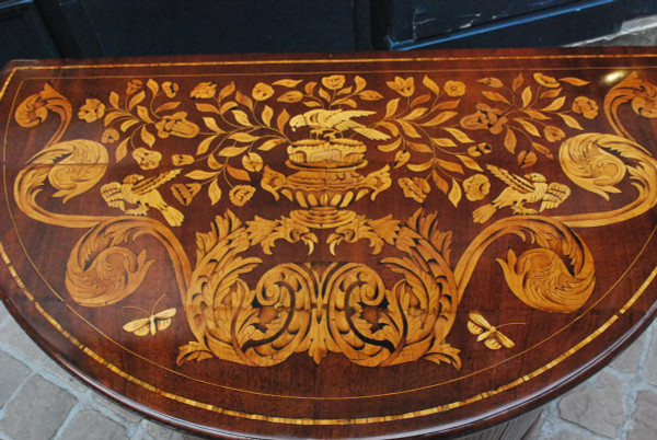 Half Moon Furniture, Marquetry, Holland