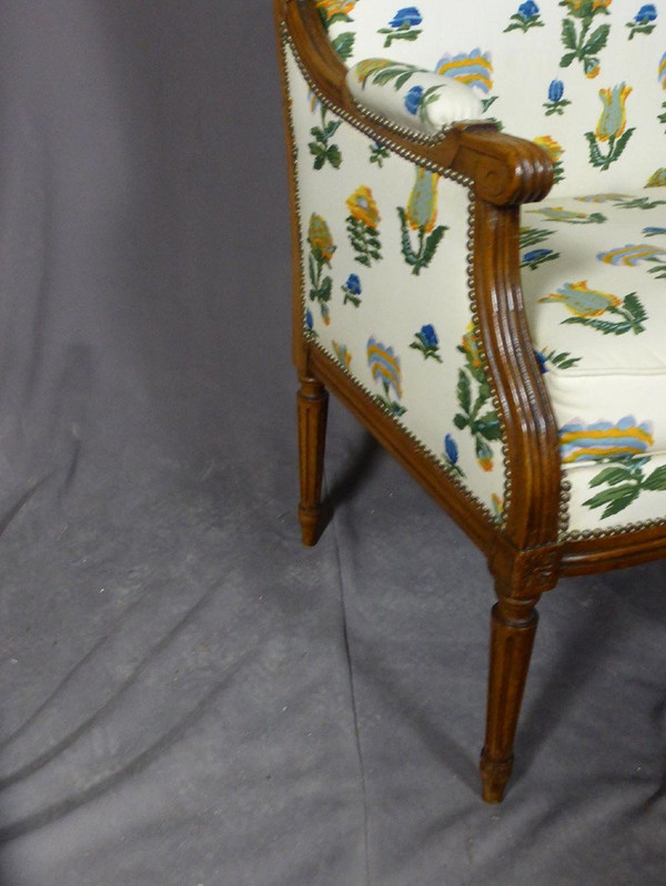 Pair of Marquise Armchairs Late 19th Century