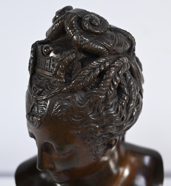 Bronze Bust of Diane de Poitiers, after J.Goujon - Late 19th century